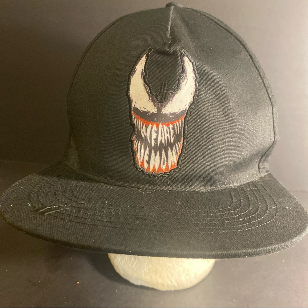 Marvel Studios We Are Venom Character‎ Stylized Adjustable Snapback Hat Black